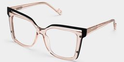 Twolla Beige Square Glasses3