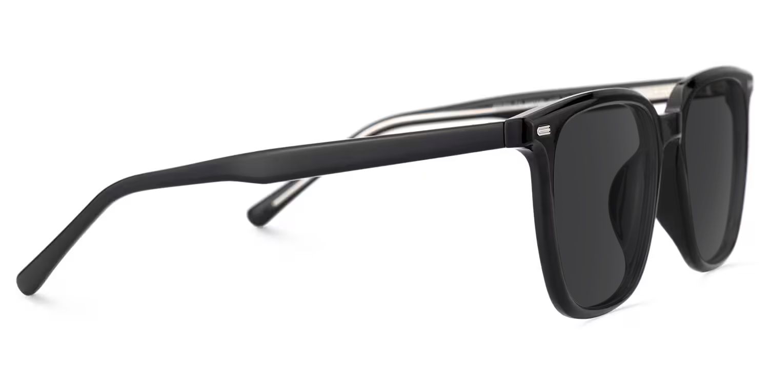 Eliza Black Square Sunglasses to Frame Your Face | ZEELOOL3