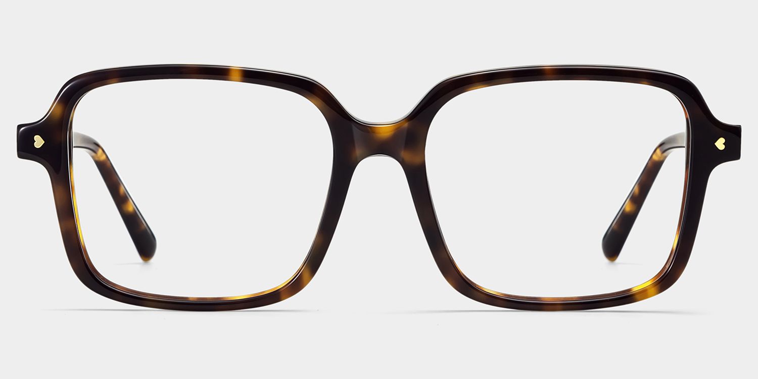 Talia Tortoise Frame Glasses with Square Frame Online | ZEELOOL3