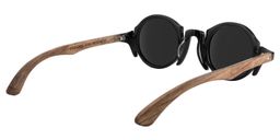 Charlie Black Round Sunglasses4