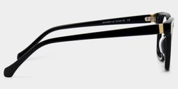 Heather Black Square Glasses4