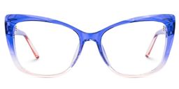 Farris Blue Cat eye Glasses0