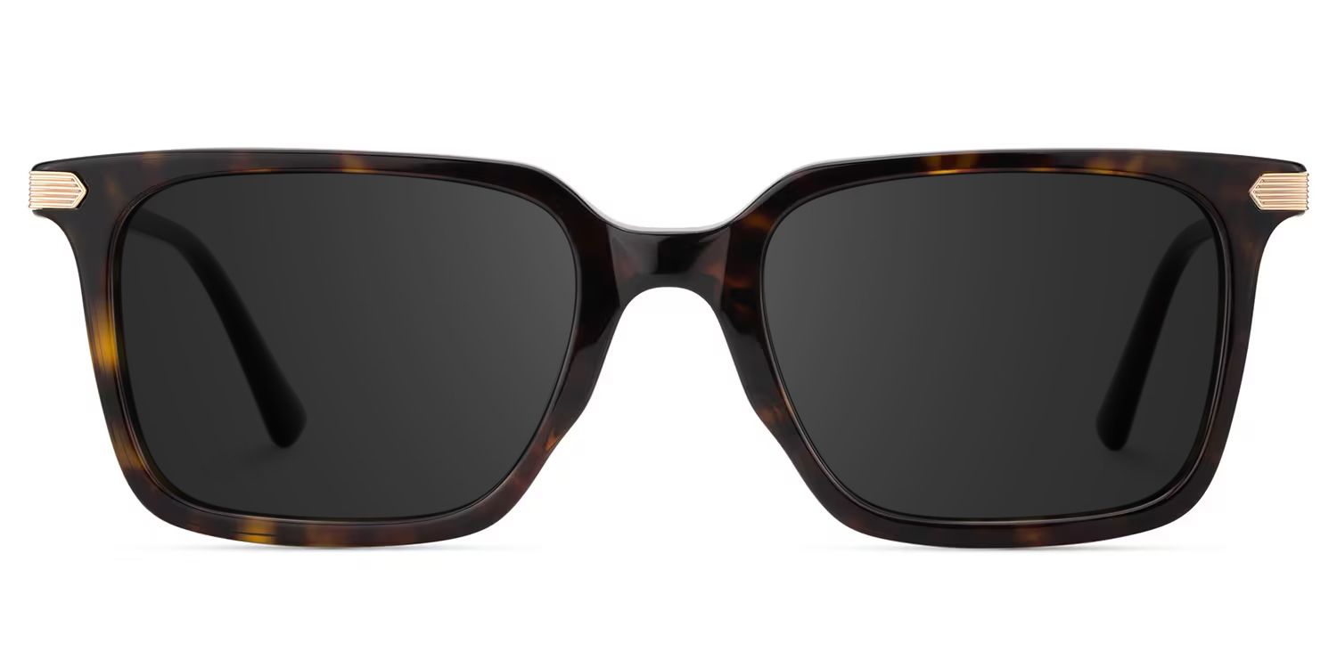 Goveo Tortoise Rectangle Sunglasses to Frame Your Face | ZEELOOL0