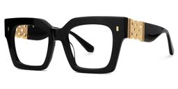 Cummings Black Square Glasses1