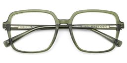 Ember Green Square Glasses2