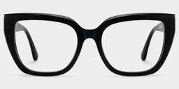 Tamarrah Black Cat eye Glasses1