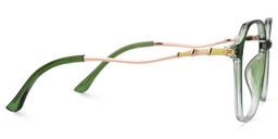 Lekesha Green Geometric Glasses2