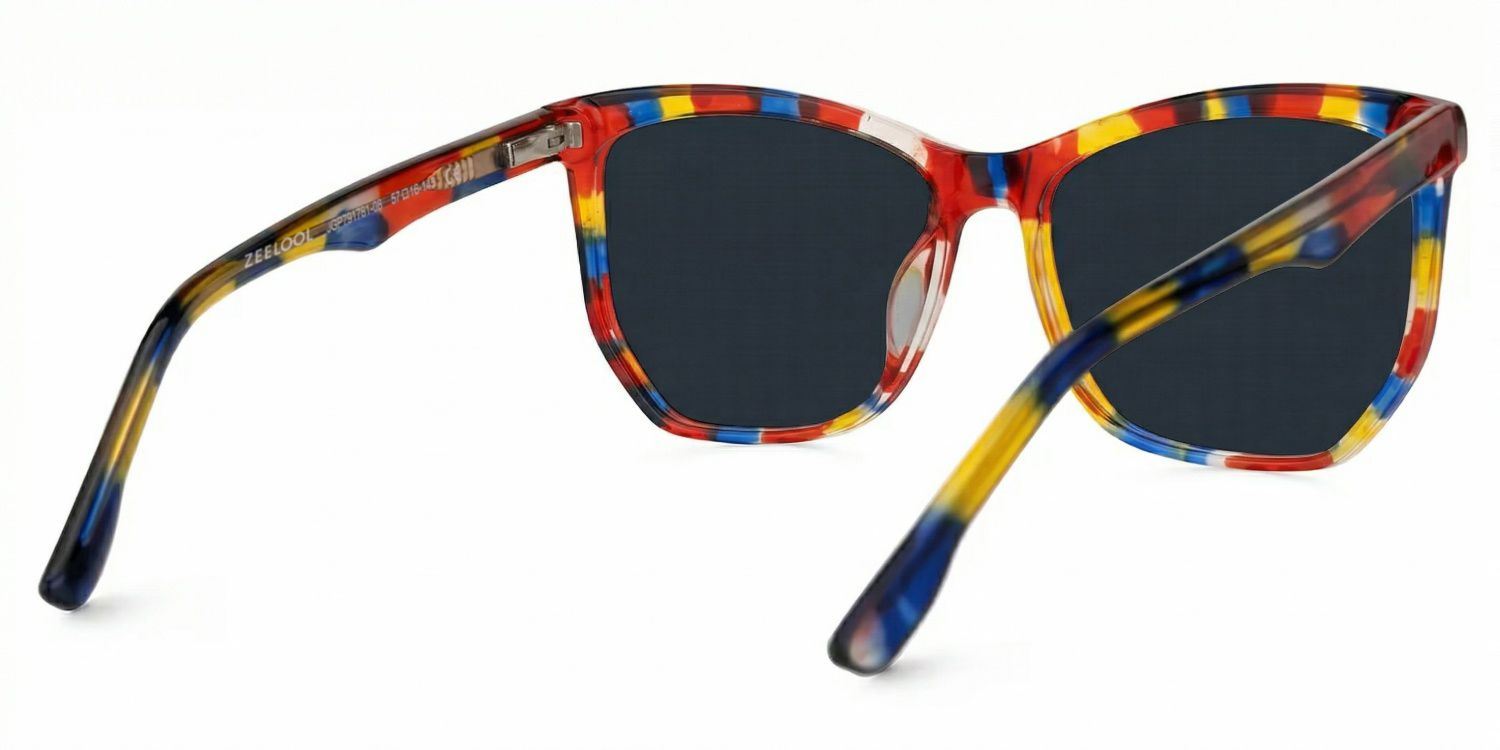Libby Multicolor Geometric Sunglasses to Frame Your Face | ZEELOOL3