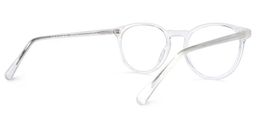Kasey Clear Round Glasses3