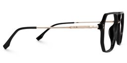Lizbeth Black Aviator Glasses2