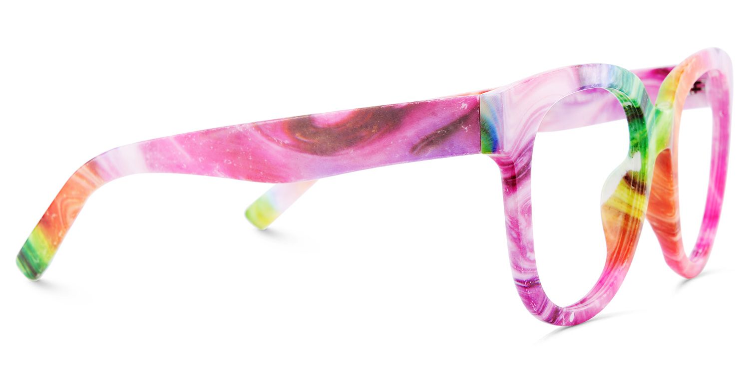 Multicolor Square Frame Glasses - Harrell on Sale | Zeelool3