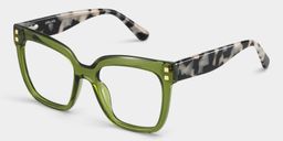 Minguela Green Square Glasses3