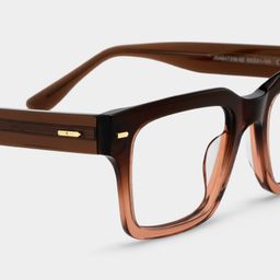 Benjamin Two-tone Rectangle Glasses5