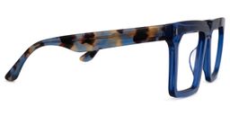Moreland Blue Rectangle Glasses2