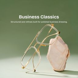 Gifford Clear Aviator Glasses0