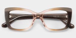 Leona Brown Rectangle Glasses2