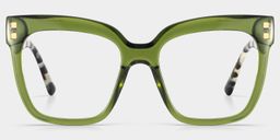 Minguela Green Square Glasses1