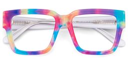 Pop Colorful Rectangle Glasses2