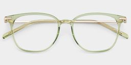 Florence Green Rectangle Glasses2