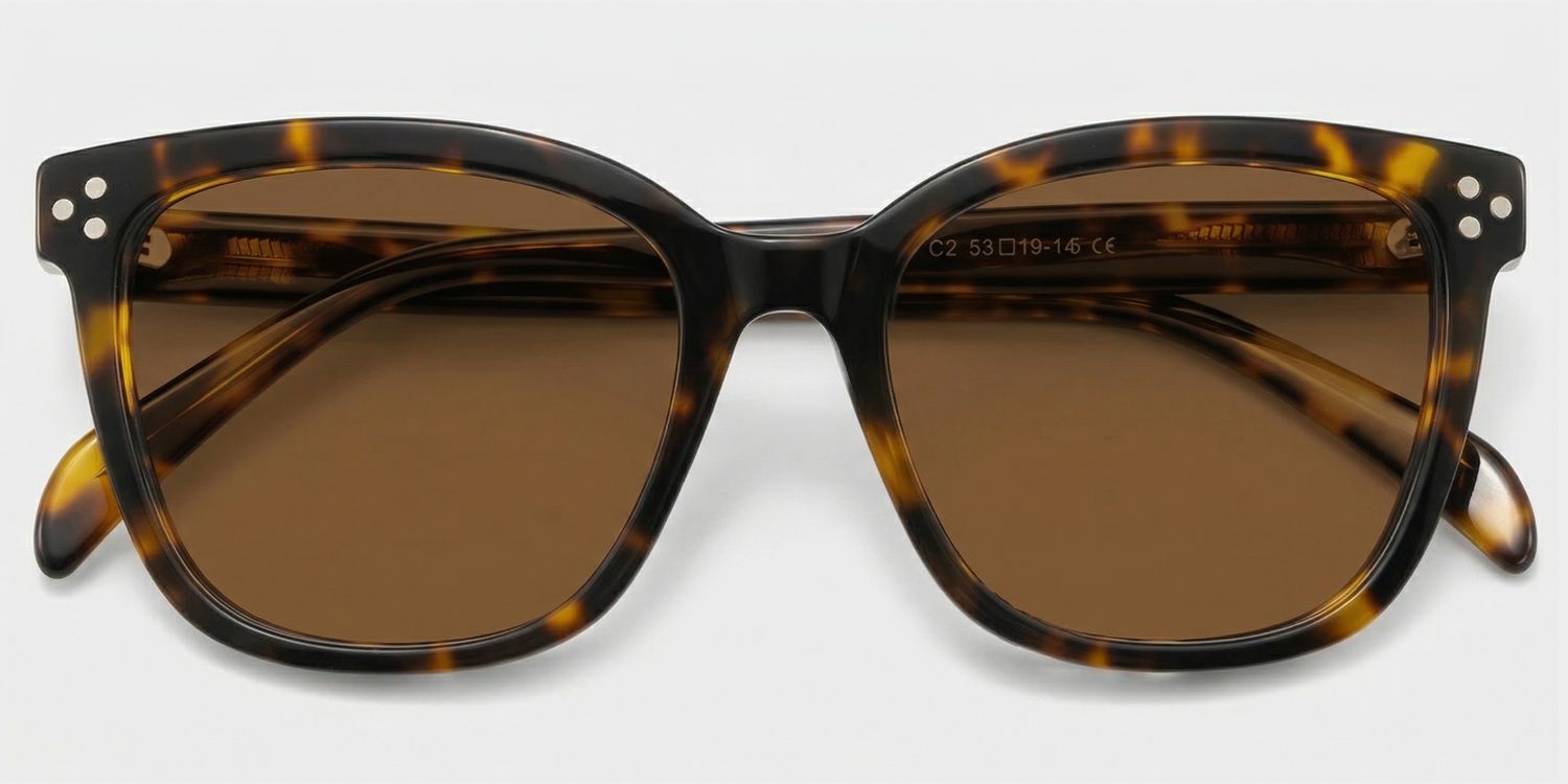 Scarlett Square Style Tortoise Frame Sunglasses | ZEELOOL1