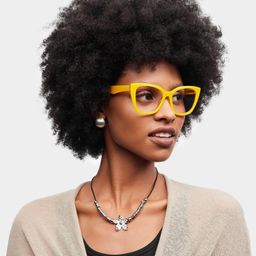 Julius Yellow Butterfly Glasses1