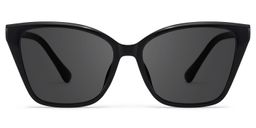 Sienna Black Butterfly Sunglasses0