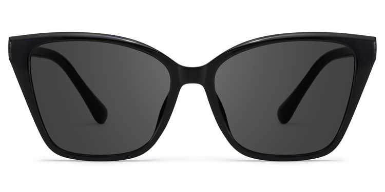 Sienna Black Butterfly Sunglasses