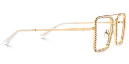 Diva Gold Square Glasses4