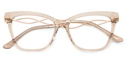 Mason Beige Cat eye Glasses3
