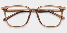 Eliza Light Brown Square Glasses2