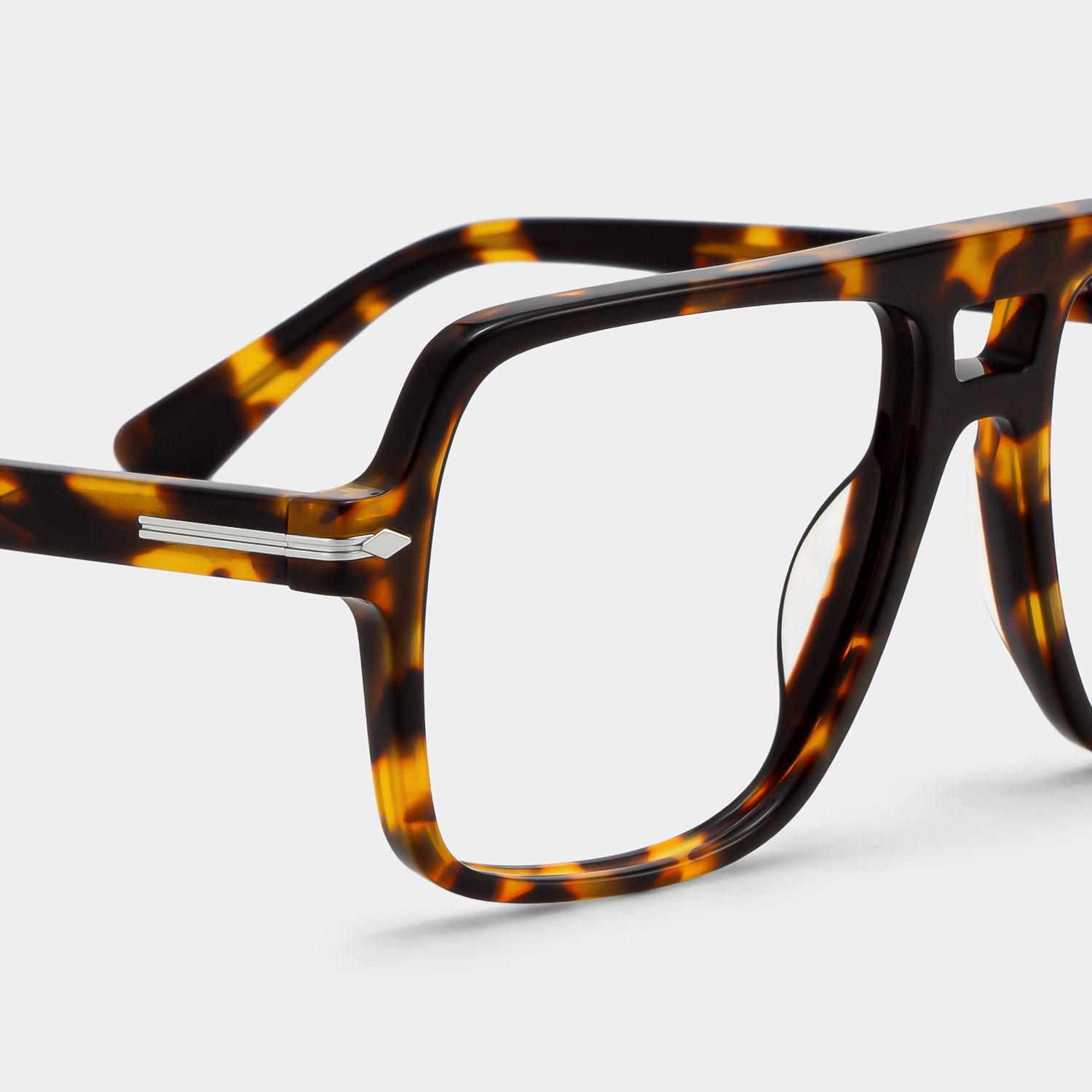 Easton Tortoise Aviator Frame Glasses for Men | ZEELOOL5