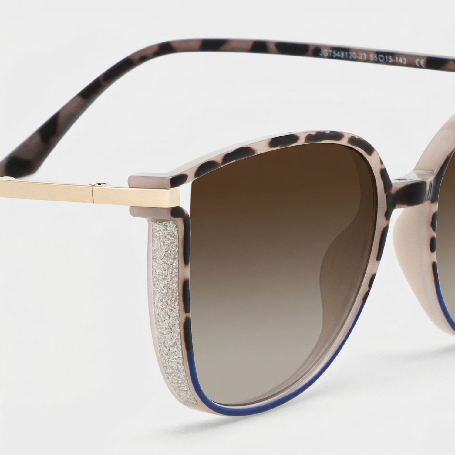 Rodz Tr90 Tortoise-Blue Square Frame Sunglasses | ZEELOOL4