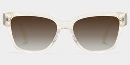 Miranda Clear Yellow Cat eye Sunglasses2