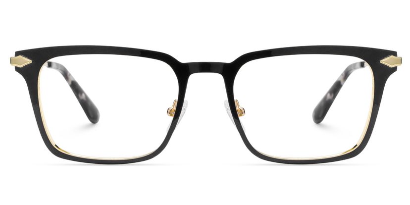 Chaney Black Rectangle Glasses