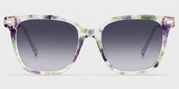 Jacqui Floral Square Sunglasses0