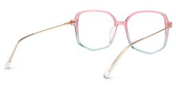 Payton Pink-Blue Geometric Glasses3