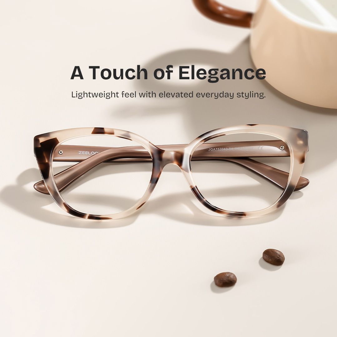 Charlotte Cat Eye Tortoise Glasses Frames | ZEELOOL0