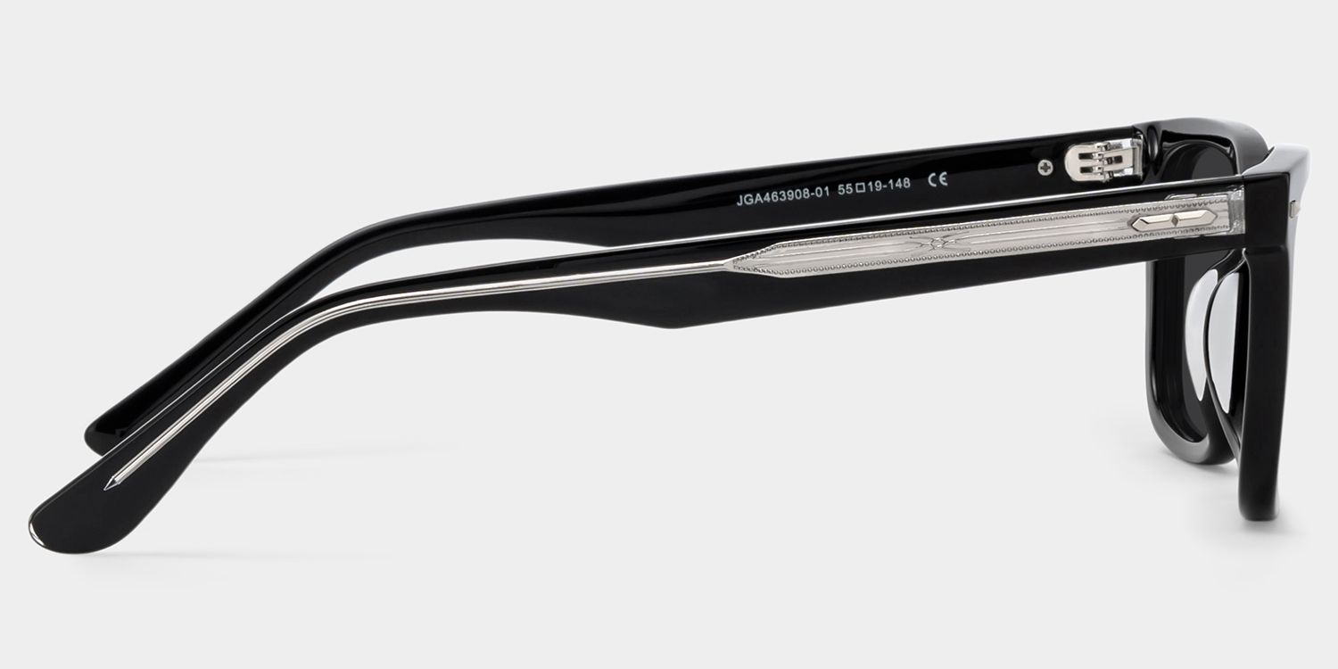 Patrick Rectangle Black Frame Sunglasses Online Sale | ZEELOOL3