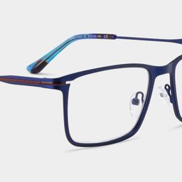 Roxana Blue Rectangle Glasses4