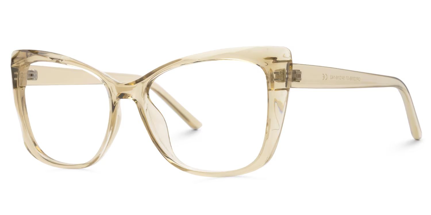 Farris Cat eye Beige Eyeglasses and Glasses Frames1