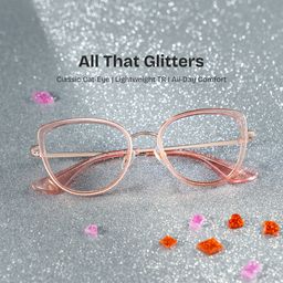 Celine Pink Cat eye Glasses0