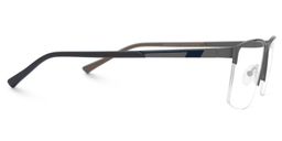 Graniela Gray Rectangle Glasses2