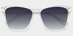 Tricee Clear Square Sunglasses1