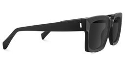 Amadeo Black Rectangle Sunglasses3