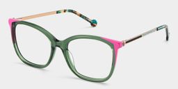Nico Green Square Glasses3