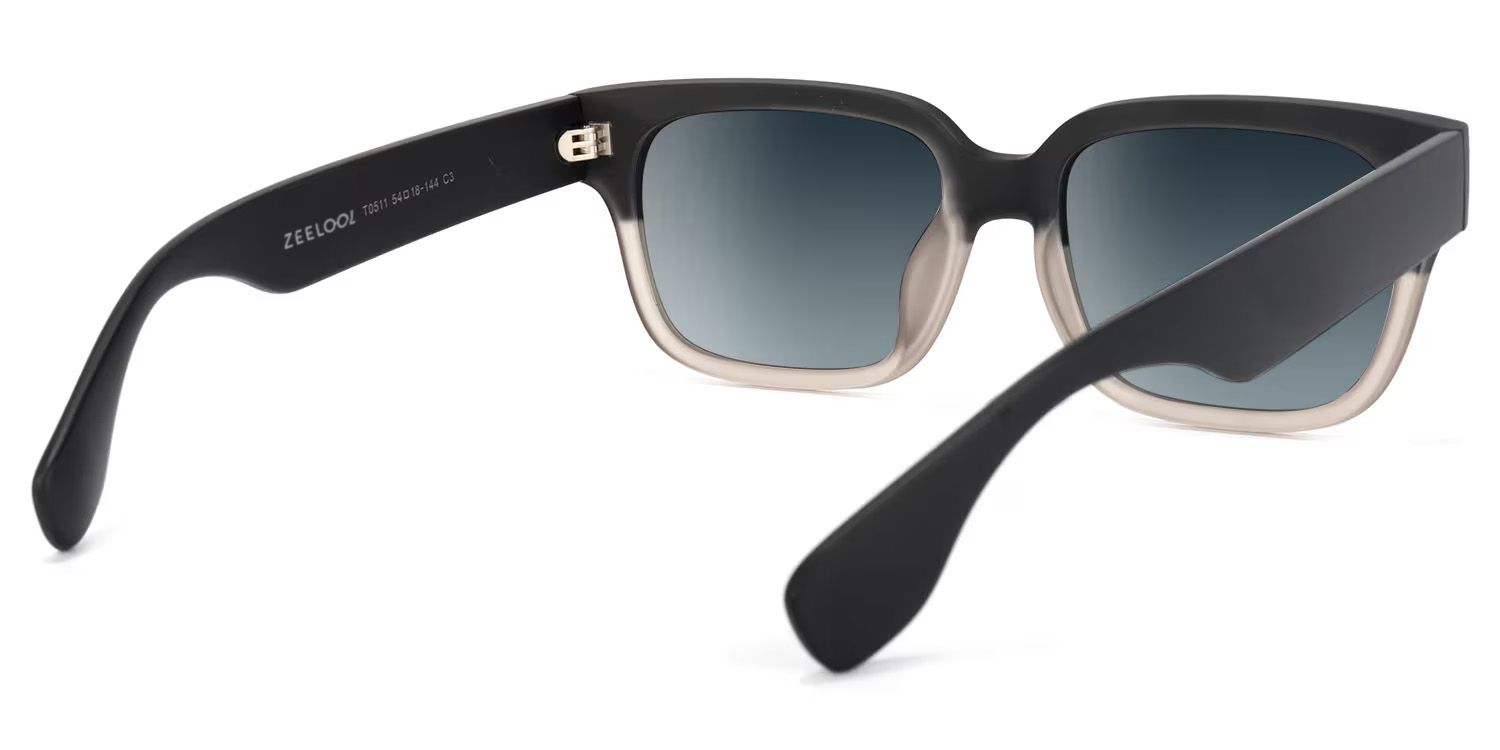 Colin Rectangle Style Gray Frame Sunglasses | ZEELOOL3