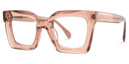 Lobo Beige Square Glasses3