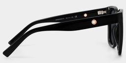 Ebony Black Square Sunglasses3