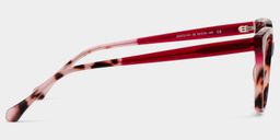 Lena Pink Tortoise Square Glasses4