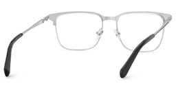Marshall Grey Silver Browline Glasses5